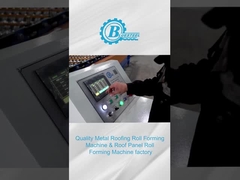 Hydraulische gewölbte Stahlrolle, die Maschine mit dem Schnitt des Systems bildet