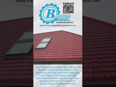 Metcoppo Stahlfliesenformmaschine mit Cr12 Schneidemesser 15-20m/min Geschwindigkeit