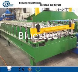 Maschine für Dachfliesen mit Kettenantrieb 5 kW Hydraulisch geschnitten 0,3-0,8 mm Stahlblechrolle