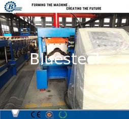 Ketten-Antrieb Ridge Cap Roll Forming Machine 5T belasten 0.3-0.8mm Stärke