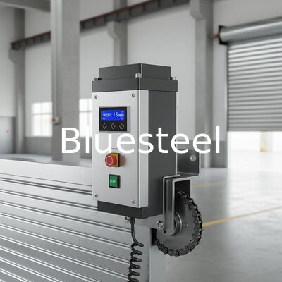 Industrielle Rolltormaschine mit 10–20 m/min Geschwindigkeit, Stirnradgetriebe und Omron-Encoder für präzise Steuerung