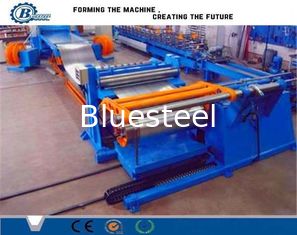 Präzision 380V Leistung Schneidlinie Scherenlinie mit 25T Recoiler Gewicht und 610mm Recoiler ID