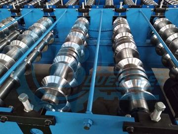 0.3-0.8mm Dicke Metalldachrollenformmaschine 8-15m/min Formgeschwindigkeit ±2mm Schnitttoleranz