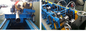 Blau-Gelb-Industrielle Rollerläden Türmaschine 220V Spannung