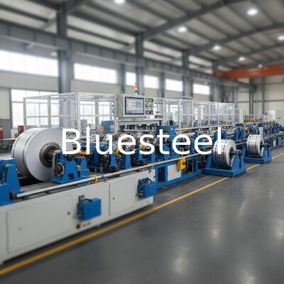 Vollautomatische Metallschneidlinie mit verstellbarem Blattabstand und Hochgeschwindigkeitsbetrieb für die Verarbeitung von Stahlspulen