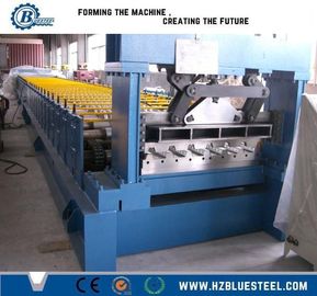 15-20m/min Geschwindigkeitsdeck Boden Rollen Formierung Maschine 4kw Hydraulische Leistung Hydraulisches Schneiden