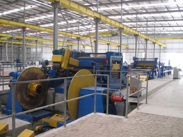 Geschnittene Längen-Stahllinie PLC 600 - 1250mm Spulen-Gewicht 10 - Spule 20T Od 1200mm