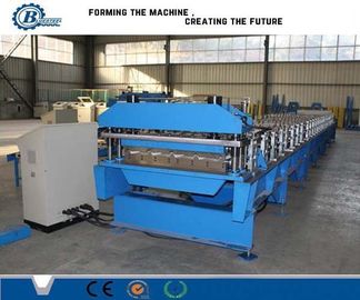 Maschine für Dachfliesen mit Kettenantrieb 5 kW Hydraulisch geschnitten 0,3-0,8 mm Stahlblechrolle
